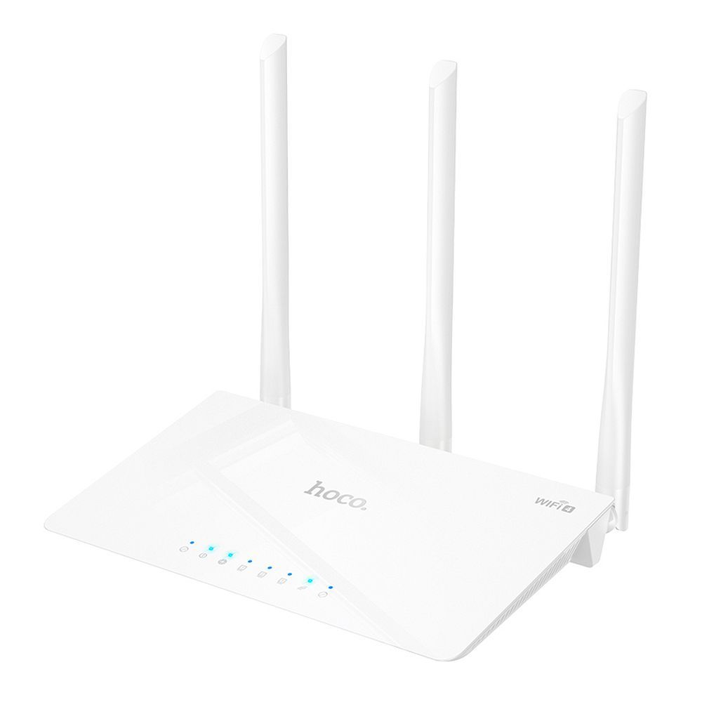 Langaton reititin WiFi 4 Hoco (HI30) valkoinen