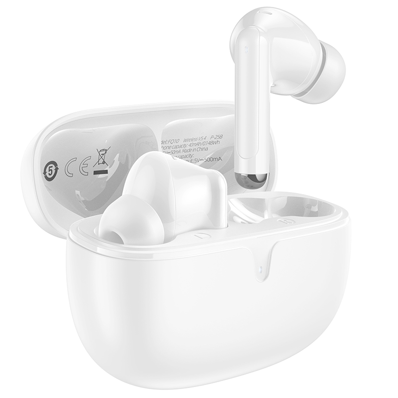 Borofone TWS Bluetooth-kuulokkeet FQ10 Joyful valkoiset