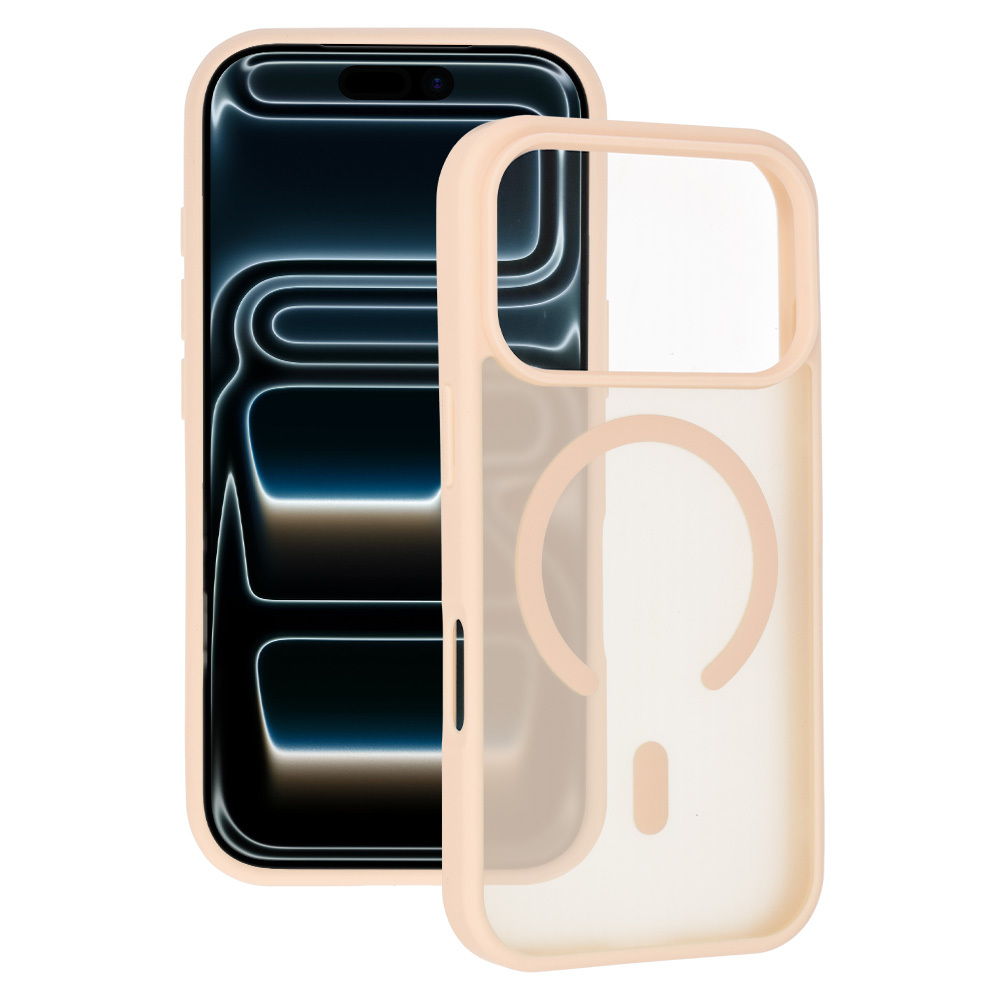 Tel Protect Aura Matte Magsafe suojakuori Iphone 17, gardenia
