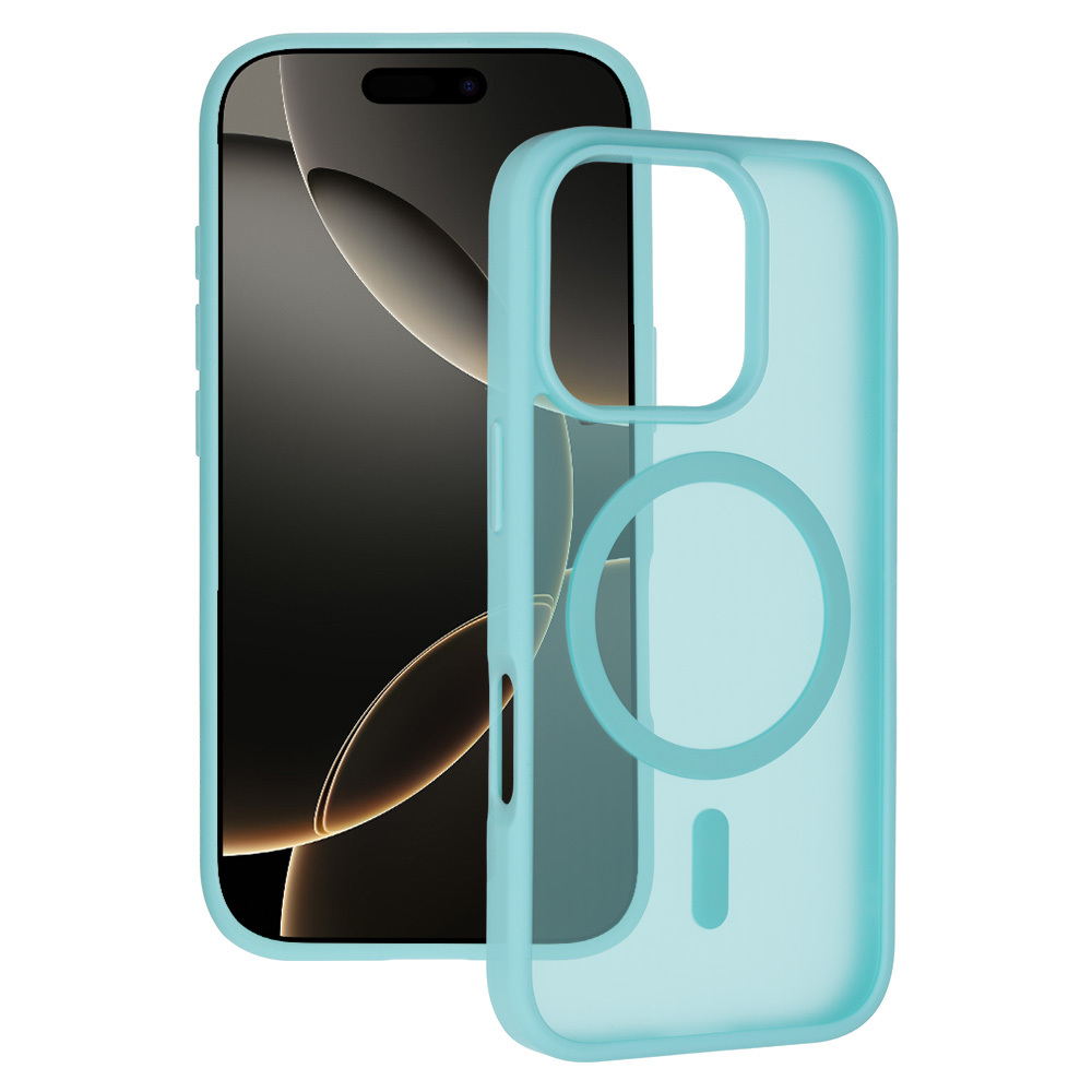 Tel Protect Aura Matte Magsafe suojakuori Iphone 16 Pro Max, mintunvihreä