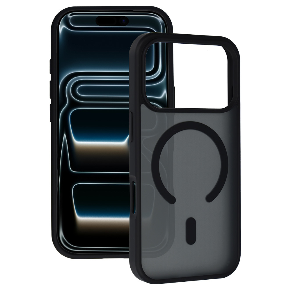 Tel Protect Aura Matte Magsafe suojakuori Iphone 17 Pro, musta