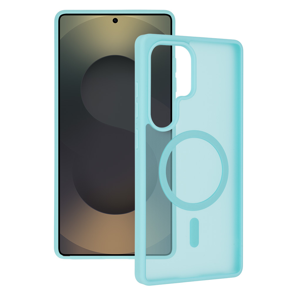 Tel Protect Aura Matte Magsafe suojakuori Samsung Galaxy S25 Ultra, mintunvihreä