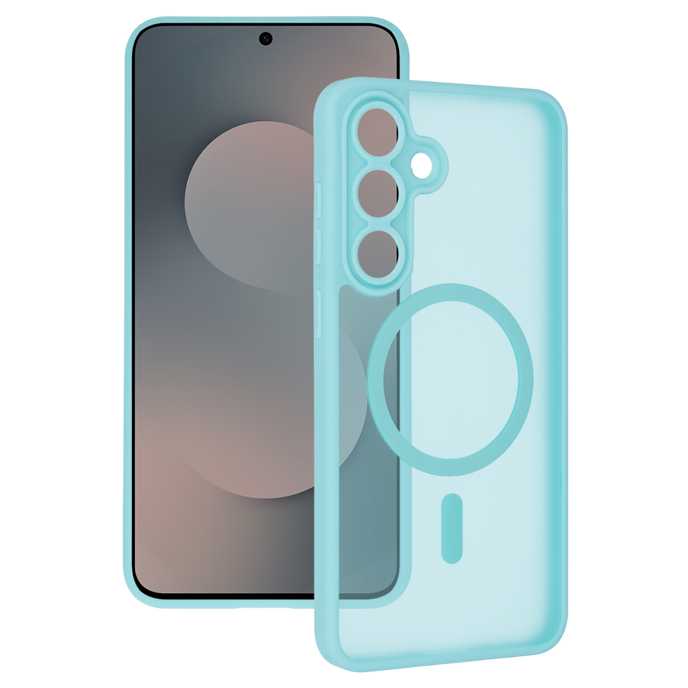 Tel Protect Aura Matte Magsafe suojakuori Samsung Galaxy S25 FE, mintunvihreä
