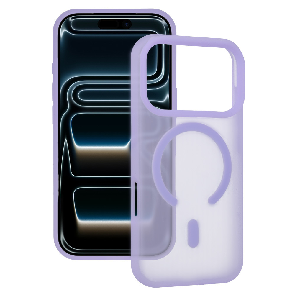 Tel Protect Mist Matte Magsafe Case for Samsung Galaxy A17 5G pale purple