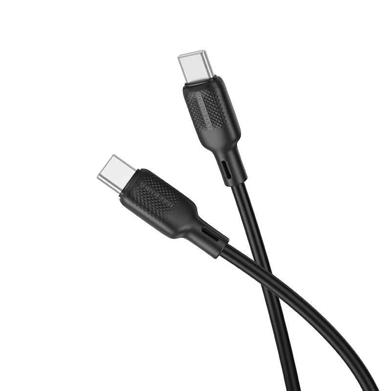 USB-kaapeli Borofone BX113 60W USB-C - USB-C 2.0m musta