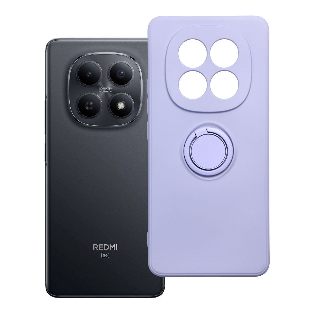 Suojakuori Xiaomi Redmi Note 15 5G silikoninen rengas violetti