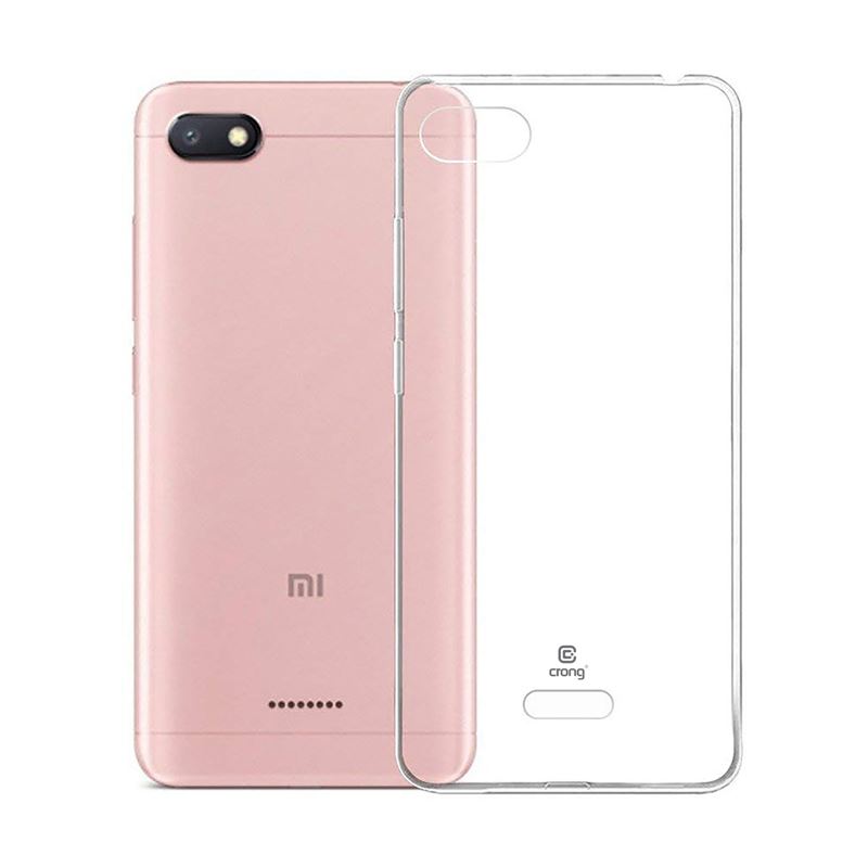 Crong Crystal Slim suojakuori laitteelle Xiaomi Redmi 6A, läpinäkyvä