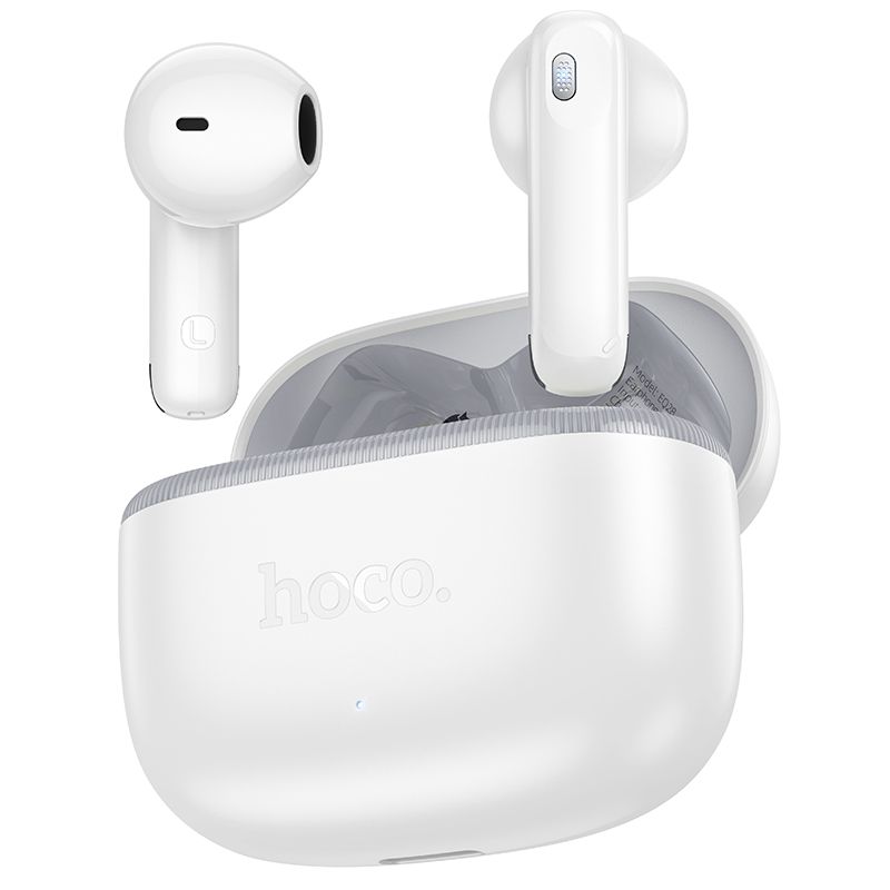 Hoco EQ28 TWS ANC/ENC wireless earbuds – white star