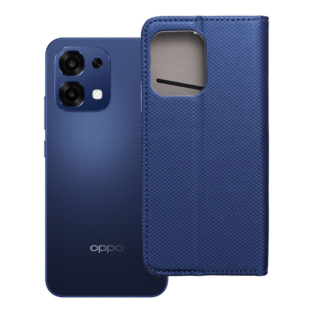 SMART CASE Book kuori Oppo Reno A6 PRO 5G:lle - laivastonsininen