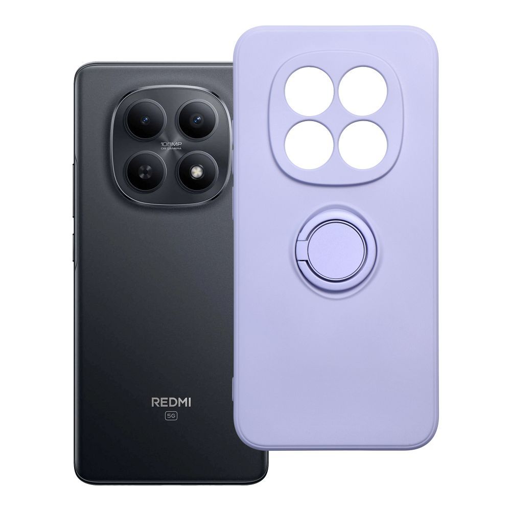 Suojakuori Xiaomi Redmi Note 15 Pro 5G silikoninen rengas violetti