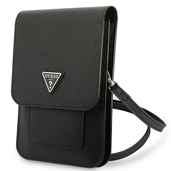Guess käsilaukku GUWBSATMBK musta Saffiano Triangle
