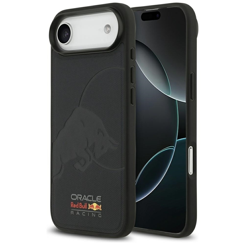 Red Bull Meshed Debossed Bull MagSafe case for iPhone Air, navy blue
