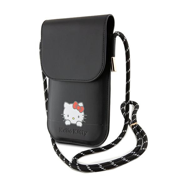 Hello Kitty Leather Daydreaming olkalaukku – musta