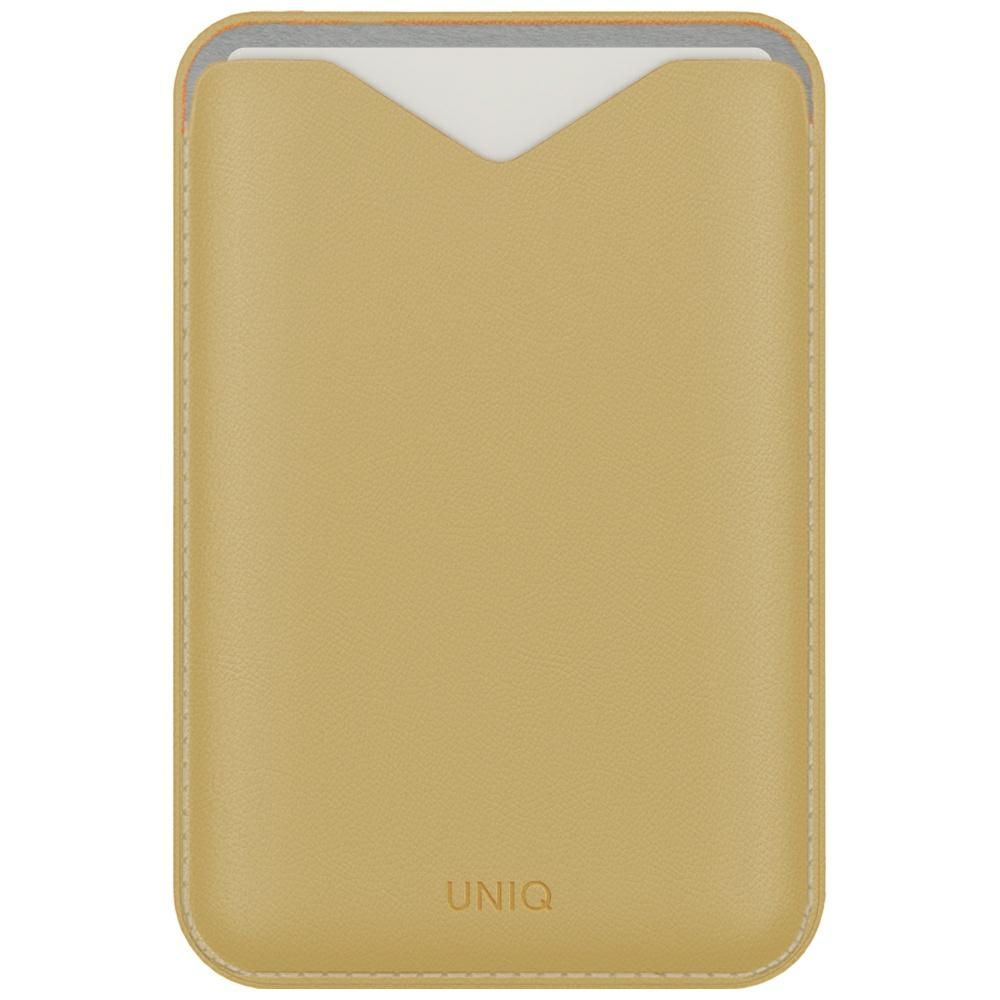 Uniq Lyden Evo MagSafe-magneettikorttikotelo puhelimelle – keltainen