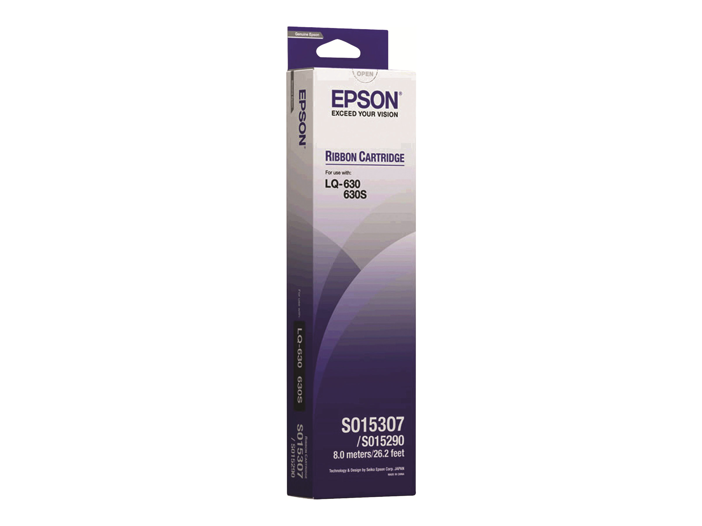 Epson musta värinauhakasetti, malleille LQ-630
