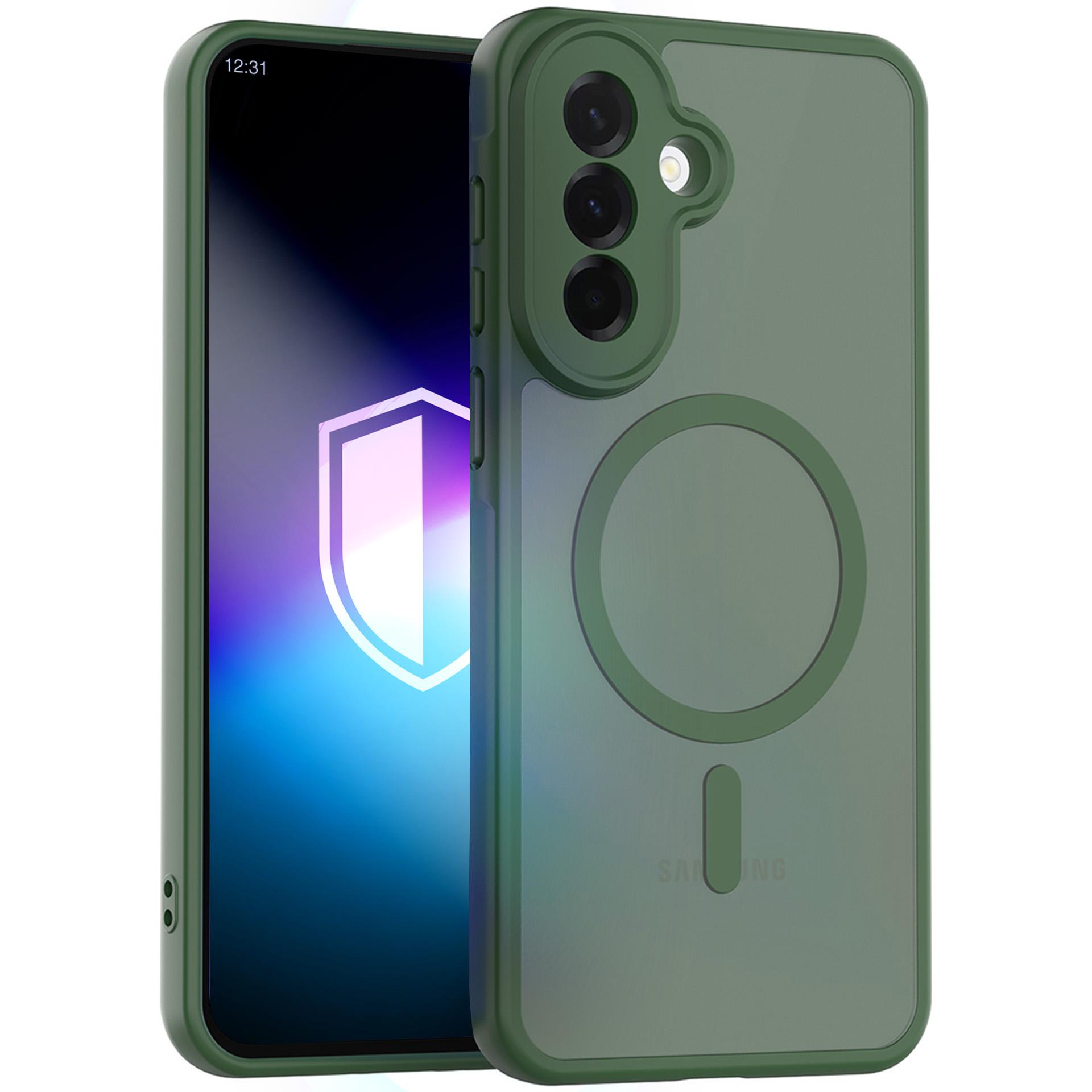 3mk Misty MagCase -suojakuori mallille Samsung Galaxy A27 5G – vihreä