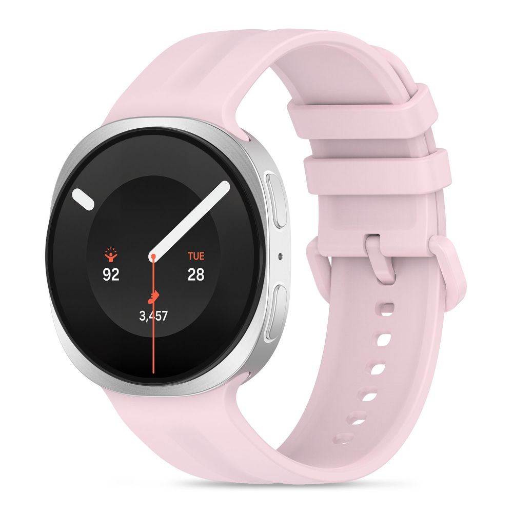 Tech-Protect Silicone Evo -ranneke mallille Samsung Galaxy Watch 40/44/46 mm – vaaleanpunainen