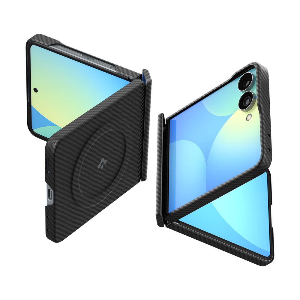 Spigen AirSkin Aramid MagFit MagSafe case for Samsung Galaxy Z Flip 8 – black