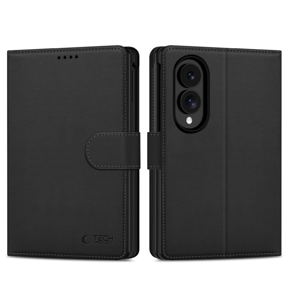 Tech-Protect Wallet -suojakuori Samsung Galaxy Z Fold 8:lle, musta