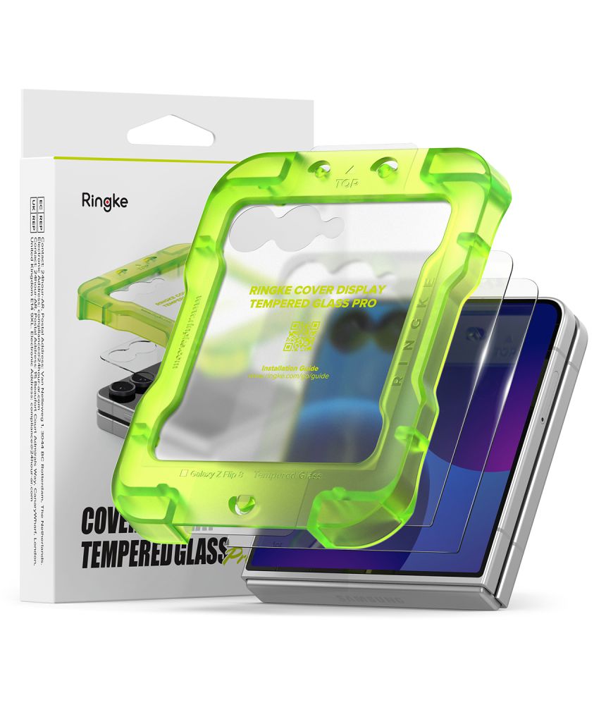 Ringke Cover Display Pro tempered-glass screen protector for Samsung Galaxy Z Flip 8, 2 pcs.