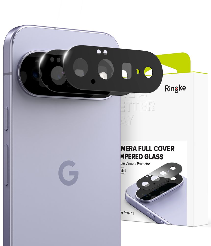 Ringke kameran linssisuoja mallille Google Pixel 11, 2 kpl – musta