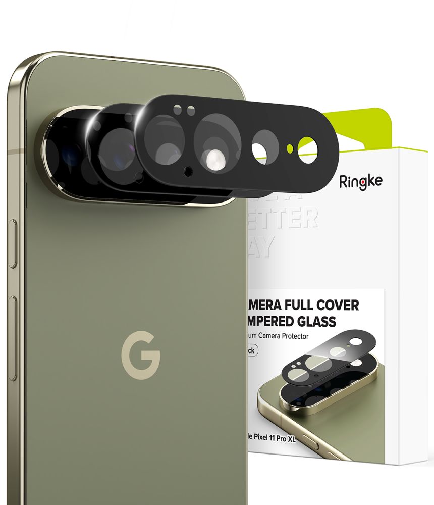 Ringke kameran linssisuoja mallille Google Pixel 11 Pro XL, 2 kpl – musta