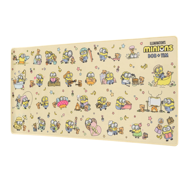 Minions Bob & Tim XXL -peli- ja työpöytämatto, 80 × 35 cm