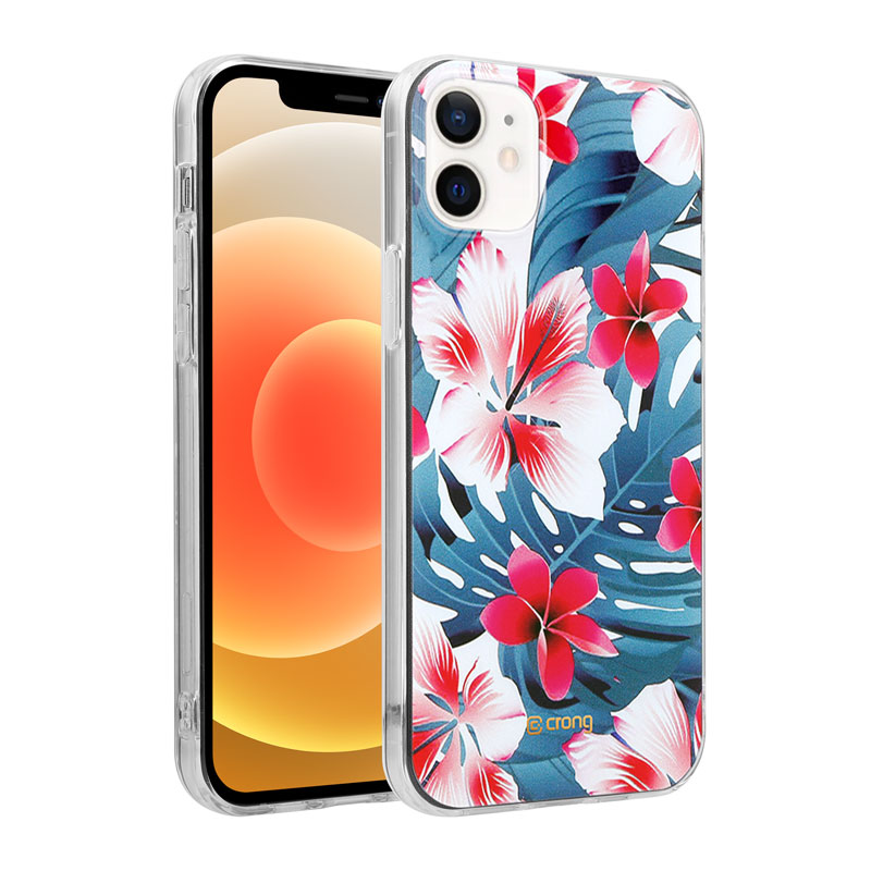 Crong Flower Pattern 03 suojakuori laitteelle iPhone 12 Mini