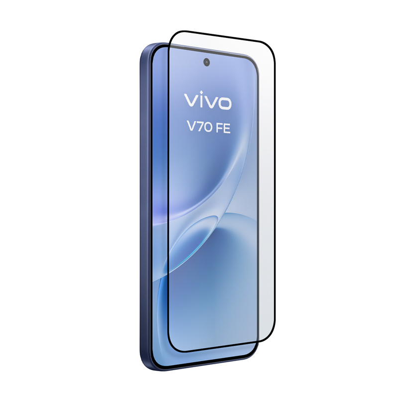 Crong 3D Armour Glass Lite full-adhesive tempered-glass screen protector for Vivo V70 FE 5G