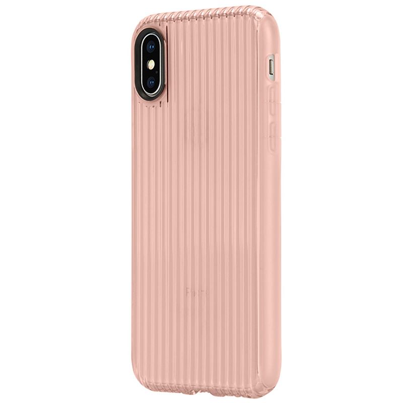 Incase Protective Guard suojakuori laitteelle iPhone XS / X, ruusukullanvärinen