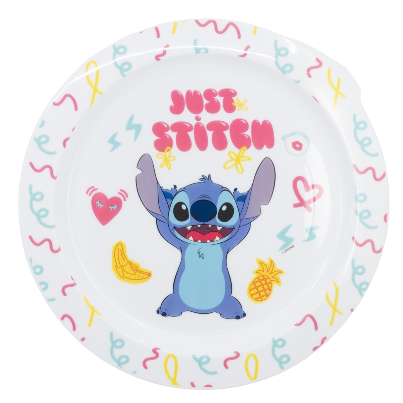 Disney Stitch Palms -mikroaaltouuninkestävä lautanen