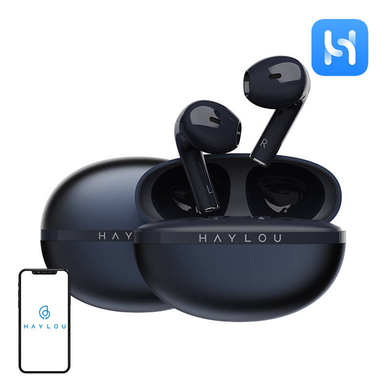 Haylou X1 2023 ENC TWS -langattomat nappikuulokkeet, siniset