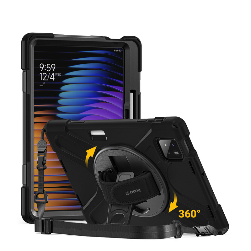 Crong Defender Plus rugged case for Xiaomi Pad 8 / 8 Pro / Pad 7 / 7 Pro 11.2″, black