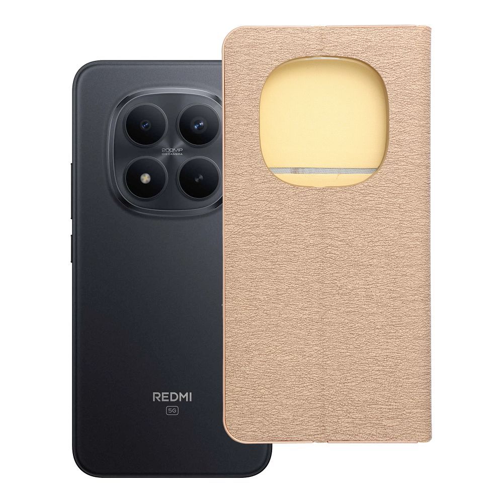 Flip case for Xiaomi Redmi NOTE 15 PRO PLUS 5G Luna Book Gold gold