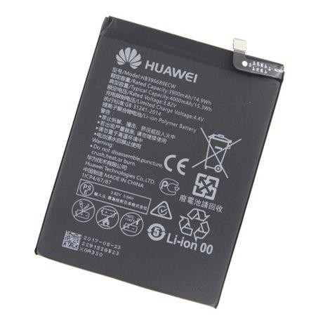 Alkuperäinen Huawei Y7 2017/Y7 Prime 2017/Y7 2019/Y7p/Y9 2019/Mate 9/Mate 9 Pro/P40 Lite E -akku, 4000 mAh, HB396689ECW/HB406689ECW (huoltopakkaus)