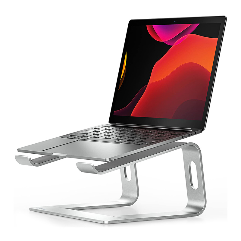 Crong AluBench aluminium laptop stand, silver