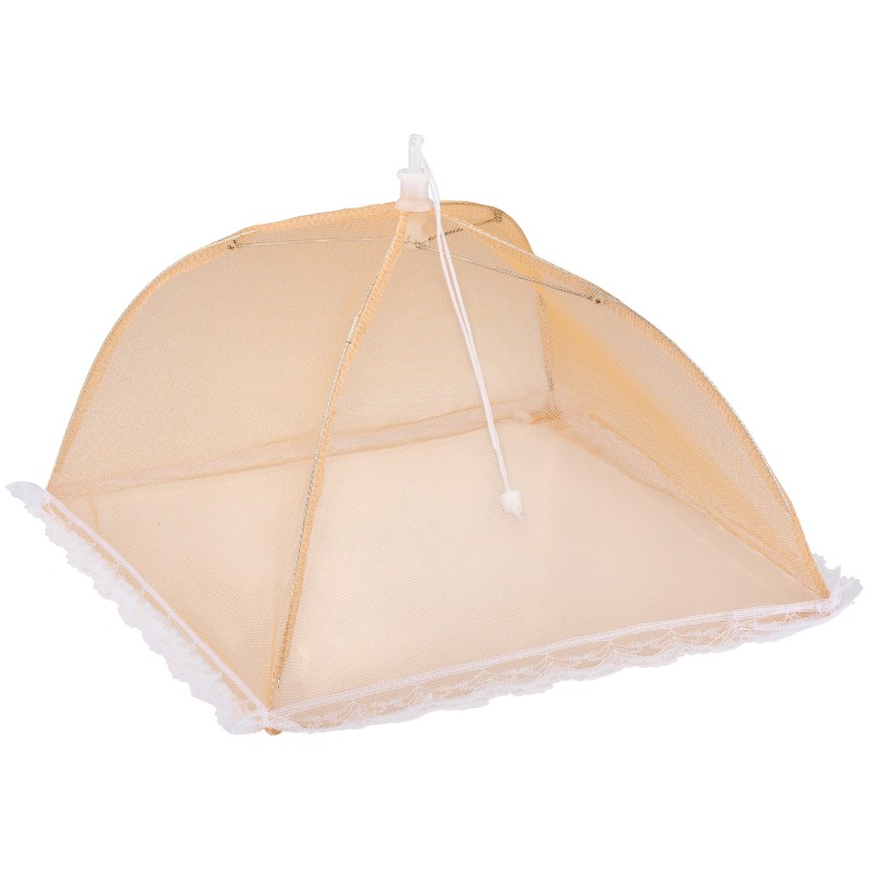 Alpina folding mesh food cover, 35 × 35 × 22 cm, orange