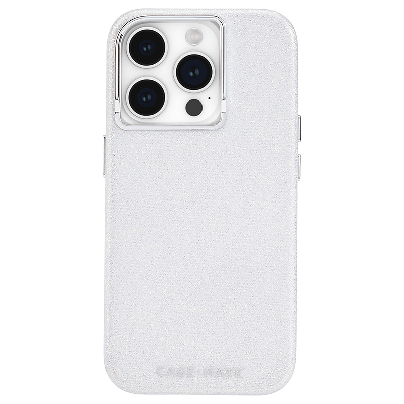 Case-Mate Shimmer MagSafe suojakuori iPhone 15 Pro -laitteelle, helmiäishohtoinen