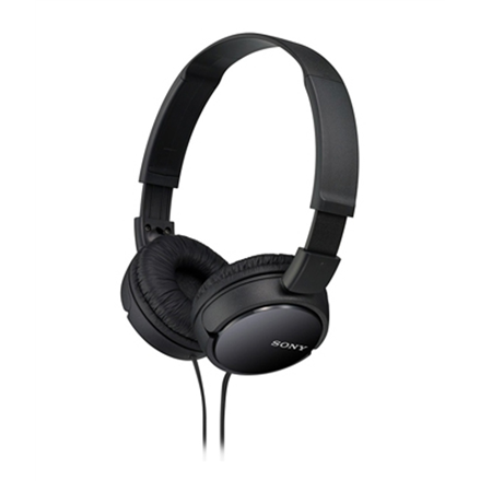 Sony MDR-ZX110 – johdolliset korville asetettavat kuulokkeet, mustat