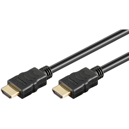 Goobay 61150 – videokaapeli, HDMI–HDMI, High Speed HDMI Ethernet-tuella, 1 m