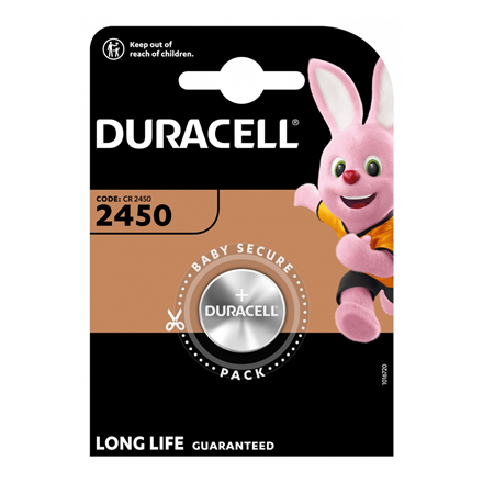 Duracell DL2450 BL1 CR2450 -litiumparisto, 1 kpl