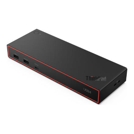 Lenovo ThinkPad USB4 Dock 5000 40BF0100EU – 65 W:n telakointiasema, 2× DisplayPort ja 1× HDMI