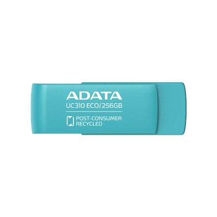 ADATA UC310 ECO – 256 Gt USB-A-muistitikku, vihreä