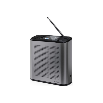 Sharp Osaka DR-P530(GY) – kannettava FM/DAB/DAB+ -digitaaliradio USB- ja Bluetooth-yhteydellä, harmaa