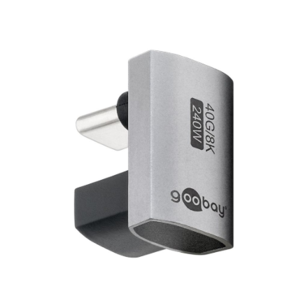 Goobay USB-C-sovitin 180°, U-muotoinen, USB4, 74445
