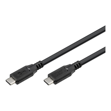 Goobay 74202 – lataus- ja datakaapeli, USB-C–USB-C, USB 3.2, 100 W Power Delivery, 10 Gbit/s, 2 m