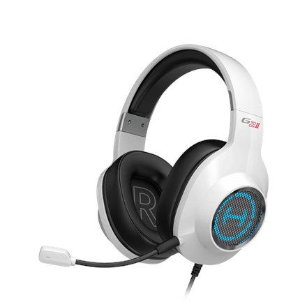 Edifier G2 II – wired over-ear gaming headset with microphone, white