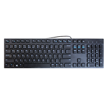 Dell KB216 – johdollinen näppäimistö, liettualainen asettelu, musta