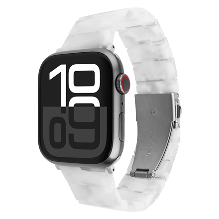 FIXED FIXREST-436-CW – epoksihartsinen kellonranneke, 38/40/41 mm, Apple Watch, pilvenvalkoinen