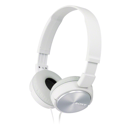 Sony MDR-ZX310AP – johdolliset korville asetettavat kuulokkeet mikrofonilla, valkoiset